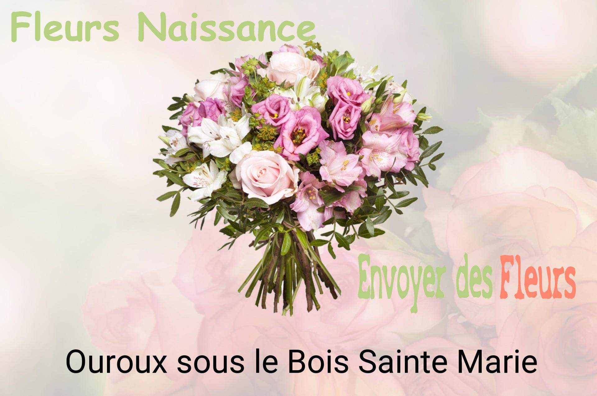Bouquet de fleurs de naissance livré à Ouroux-sous-le-Bois-Sainte-Marie